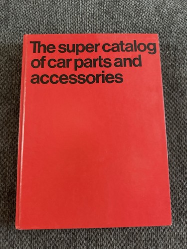 The super catalog car - of, parts