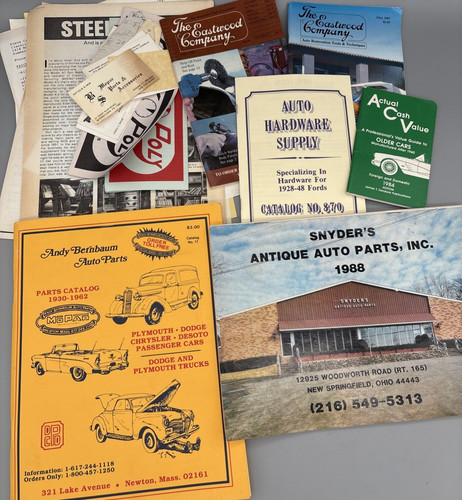 Vintage auto restoration parts - vintage,