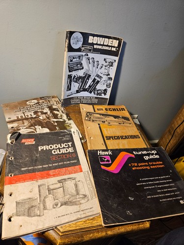 Lot car parts catalogs - car,